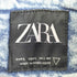 ザラ ZARA デニムトラッカージャケット ウォッシュド加工 ダメージ メンズ import:L