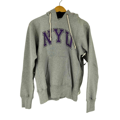 チャンピオン Champion REVERSE WEAVE 赤単復刻 カレッジプリントプルオーバーパーカー メンズ JPN:L