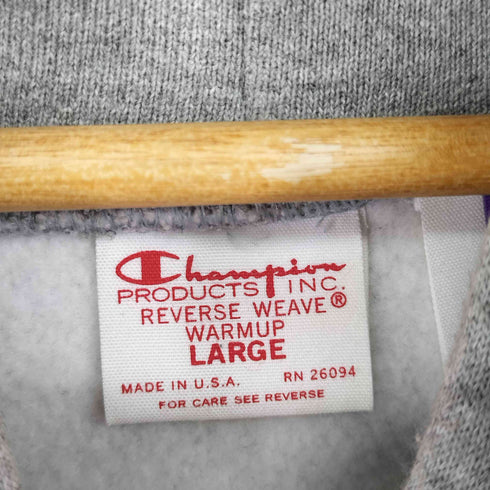 チャンピオン Champion REVERSE WEAVE 赤単復刻 カレッジプリントプルオーバーパーカー メンズ JPN:L
