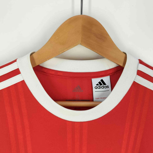 アディダス adidas ロゴ刺繍 サッカー ゲームシャツ ユニフォーム メンズ import:S