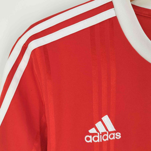 アディダス adidas ロゴ刺繍 サッカー ゲームシャツ ユニフォーム メンズ import:S