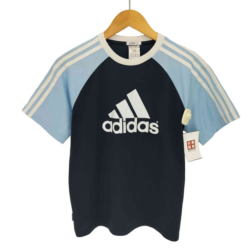 アディダス adidas 00S CLIMALITE パフォーマンスロゴ 3ストライプライン ラグラン S/S Tシャツ Y2K レディース