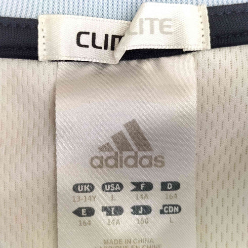 アディダス adidas 00S CLIMALITE パフォーマンスロゴ 3ストライプライン ラグラン S/S Tシャツ Y2K レディース