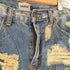 ワナ WANNA L.F.S.E 55 Distressed JEANS クラッシュリペア加工デニムパンツ メンズ 1