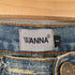 ワナ WANNA L.F.S.E 55 Distressed JEANS クラッシュリペア加工デニムパンツ メンズ 1