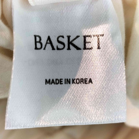 BASKET ワイドカーゴパンツ ドローコード 韓国 MADE IN KOREA レディース