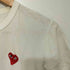 プレイコムデギャルソン PLAY COMME des GARCONS AD2007 胸刺繍 クルーネック半袖Tシャツ レディース M