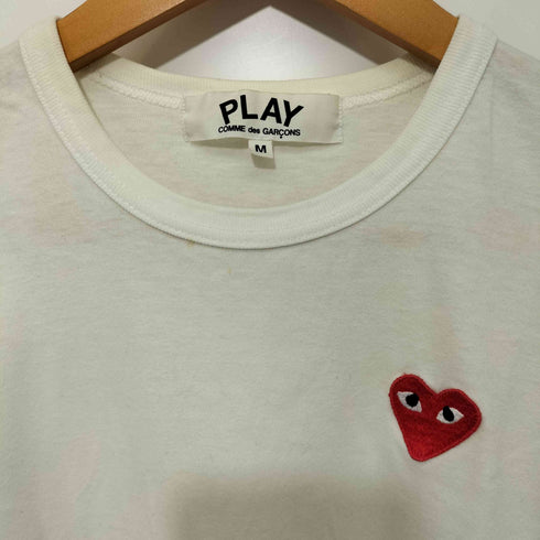 プレイコムデギャルソン PLAY COMME des GARCONS AD2007 胸刺繍 クルーネック半袖Tシャツ レディース M
