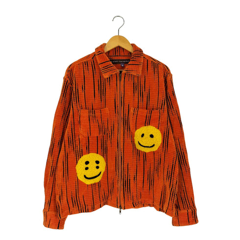 カクタスプラントフリーマーケット Cactus Plant Flea Market CPFM Orange Crush Zip Jacket スマイルパッチ ジップアップ ブルゾン メンズ 1