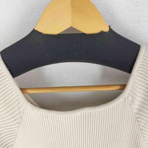 アシーム ACYM Back ribbon knit ワンピース アイボリー レディース FREE