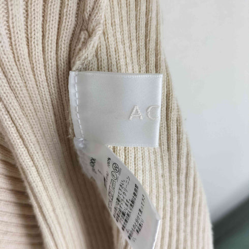 アシーム ACYM Back ribbon knit ワンピース アイボリー レディース FREE