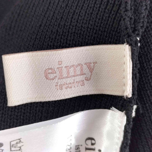 エイミーイストワール eimy istoire バックオープンフレアニットワンピース (BLACK) レディース FREE