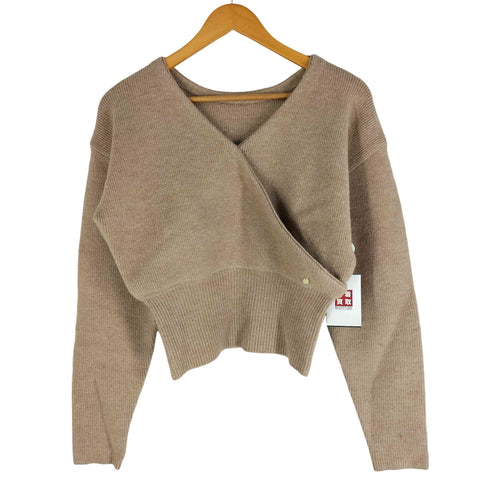 lieulien×nap カシュクール ラメニット トップス ベーシュ レディース