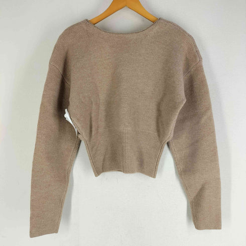 lieulien×nap カシュクール ラメニット トップス ベーシュ レディース