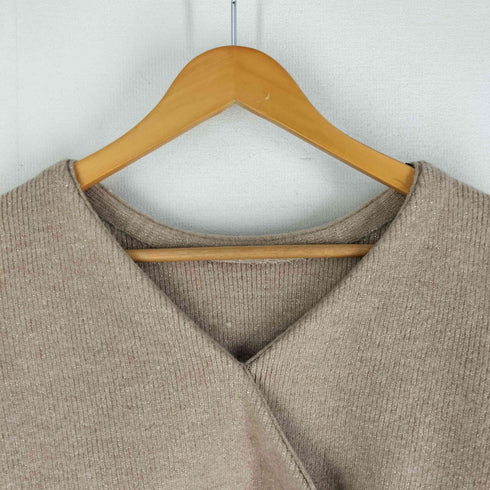 lieulien×nap カシュクール ラメニット トップス ベーシュ レディース
