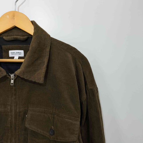 バンクスジャーナル BANKS JOURNAL ジップアップ コーデュロイジャケット メンズ import:L