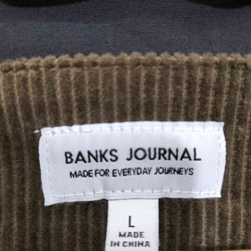 バンクスジャーナル BANKS JOURNAL ジップアップ コーデュロイジャケット メンズ import:L