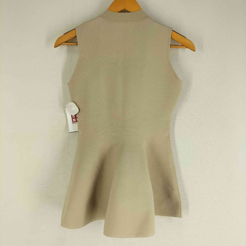 Stylevoice for xxx ノースリーブペプラムニットトップス レディース FREE
