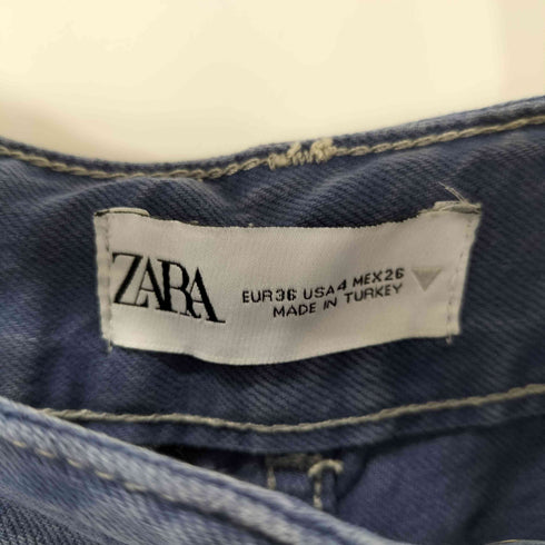 ザラ ZARA ガーメントダイセンタープレスワイドパンツ メンズ FR:36-38