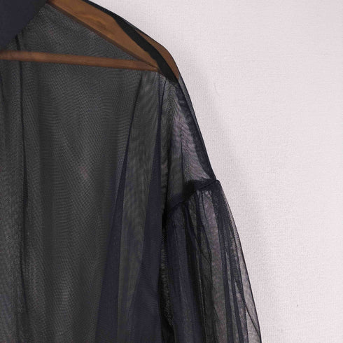 ルエレ Louere チュールボリュームスリーブシアーシャツ レディース JPN:M