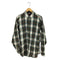 エディーバウアー Eddie Bauer 黒タグ後期 BAINBRIDGE FLANNNEL コットンネルシャツ メンズ import:L