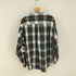 エディーバウアー Eddie Bauer 黒タグ後期 BAINBRIDGE FLANNNEL コットンネルシャツ メンズ import:L