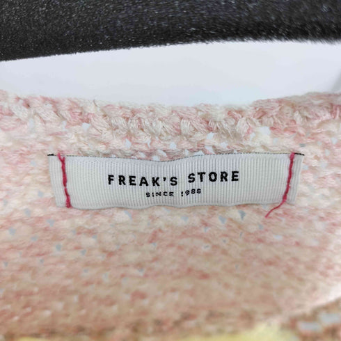 フリークスストア FREAKS STORE 24SS マルチカラー メッシュビスチェ/ノースリーブニット レディース FREE