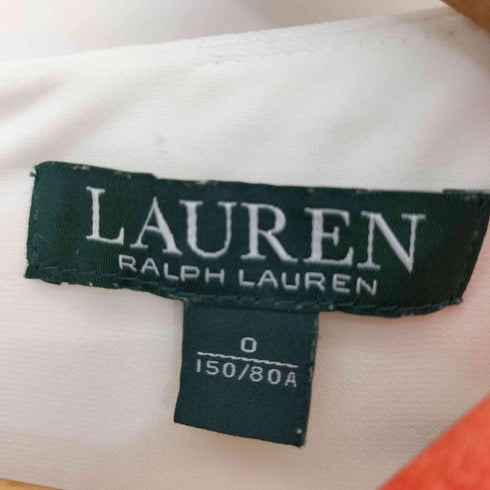 ローレンラルフローレン LAUREN RALPH LAUREN 花柄 ノースリーブ ひざ丈ワンピース レディース 0 150/80A