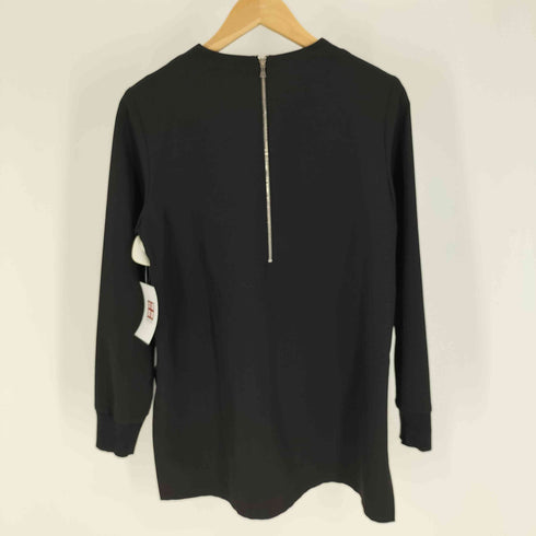 アドーア ADORE バックジップ 異素材切替 ニット ブラウス レディース