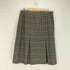 KERRY HOPE MADE IN ENGLAND チェック柄 ウールスカート レディース 90