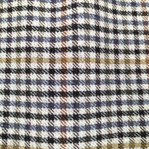 KERRY HOPE MADE IN ENGLAND チェック柄 ウールスカート レディース 90