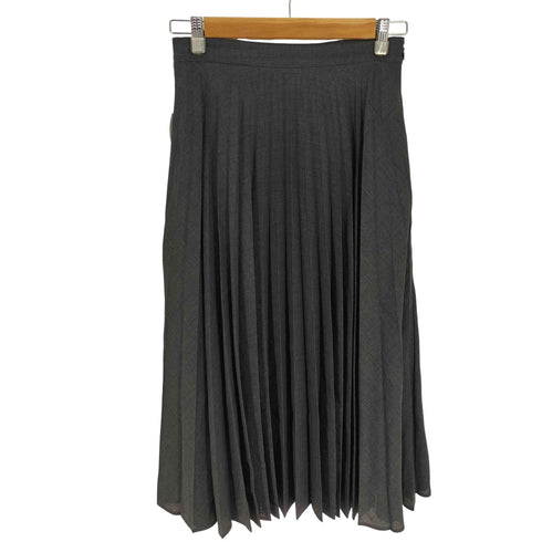 マーガレットハウエル MARGARET HOWELL PUPPYTOOTH WOOL BLEND プリーツ スカート レディース JPN:2