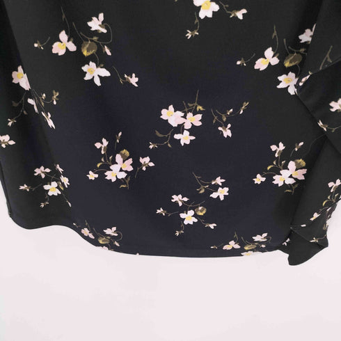 ローレンラルフローレン LAUREN RALPH LAUREN 花柄 ドレープ ひざ丈ワンピース レディース 0 150/80A