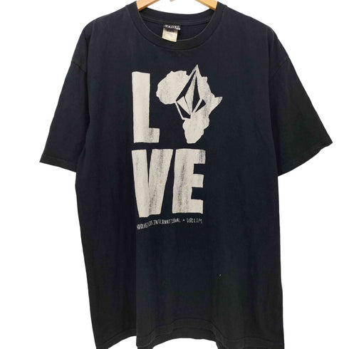 ヴォルコム VOLCOM 90-2000s フロントプリントクルーネックTシャツ メンズ XL