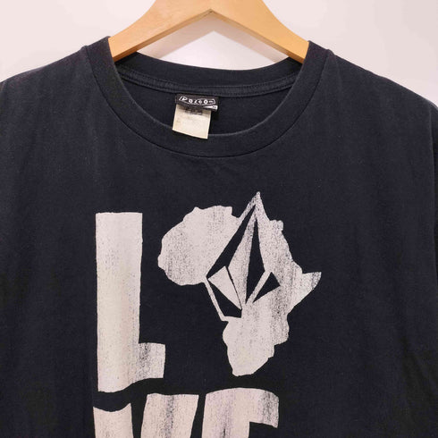 ヴォルコム VOLCOM 90-2000s フロントプリントクルーネックTシャツ メンズ XL