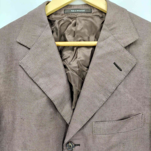 ermenegildo zegna ヘンプ 100% リネン テーラード ジャケット メンズ