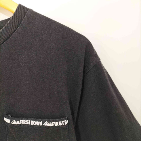 ファーストダウン FIRST DOWN バックプリント半袖Tシャツ メンズ M