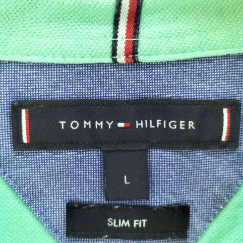 トミーヒルフィガー TOMMY HILFIGER ワンポイント刺繍ポロシャツ メンズ JPN:L