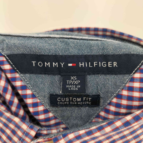 トミーヒルフィガー TOMMY HILFIGER ボタンダウンシャツ オックスフォード ストライプ メンズ JPN:XS