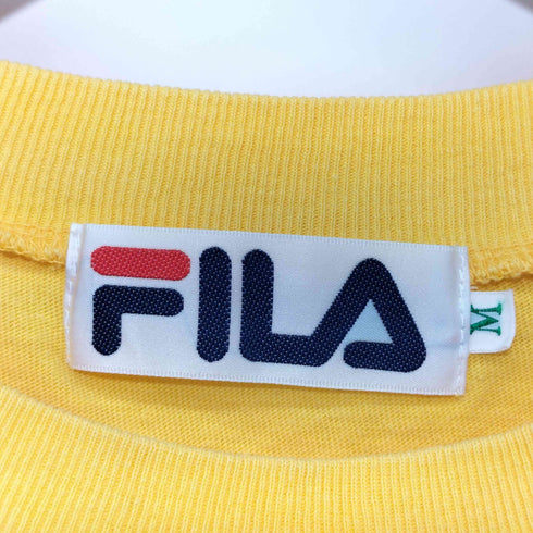 フィラ FILA 90-2000s シングルステッチ 袖ポケット クルーネックtシャツ メンズ M