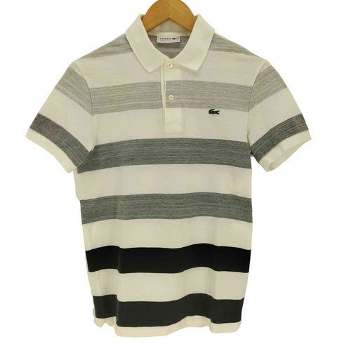 ラコステ LACOSTE 日本製 ボーダーポロシャツ メンズ JPN:3