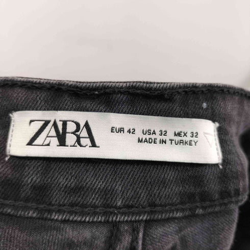 ザラ ZARA ストレッチ ブラックデニムパンツ メンズ 32