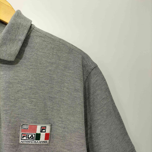 フィラ FILA 鹿の子半袖ポロシャツ メンズ L
