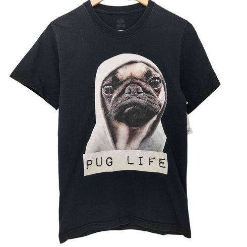 フルーツオブザルーム FRUIT OF THE LOOM ブルドッグプリント半袖Tシャツ メンズ S