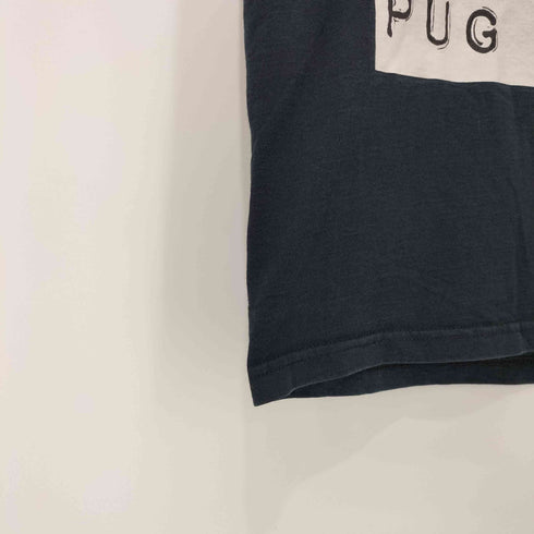 フルーツオブザルーム FRUIT OF THE LOOM ブルドッグプリント半袖Tシャツ メンズ S