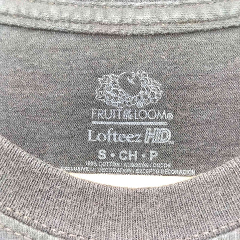 フルーツオブザルーム FRUIT OF THE LOOM ブルドッグプリント半袖Tシャツ メンズ S