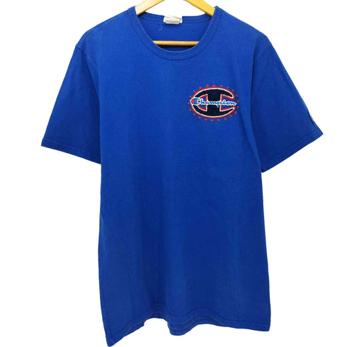 チャンピオン Champion フロントパッチ半袖Tシャツ メンズ L