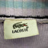 ラコステ LACOSTE ワンポイント 刺繍 リブライン ジップアップ アクリル ニット ドライバーズ レディース 12