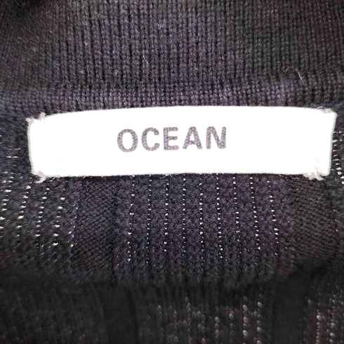 OCEAN ニットポロシャツ メンズ