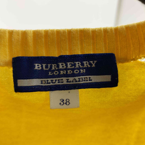 バーバリーブルーレーベル BURBERRY BLUE LABEL ギャザーデザインカーディガン レディース EUR:38